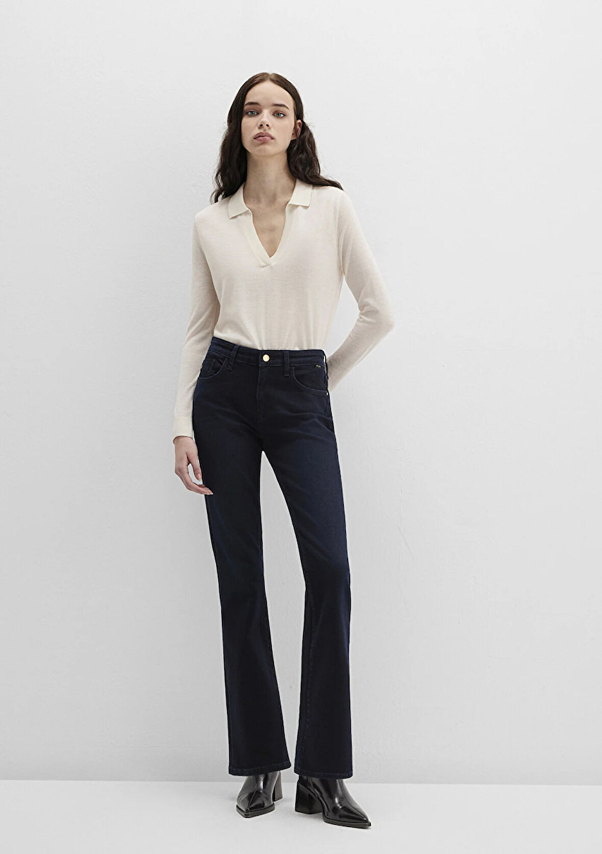 Molly Gold Premium Mürekkep Mavi Jean Pantolon 1013691205