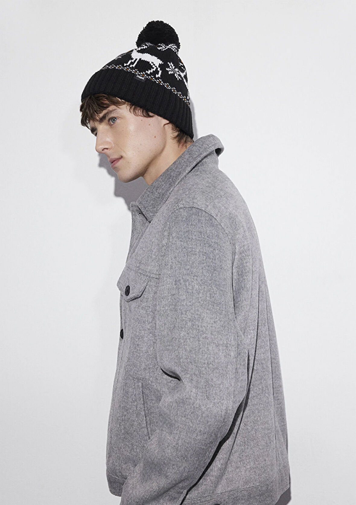 Yılbaşı Temalı Siyah Bere 0912106-900