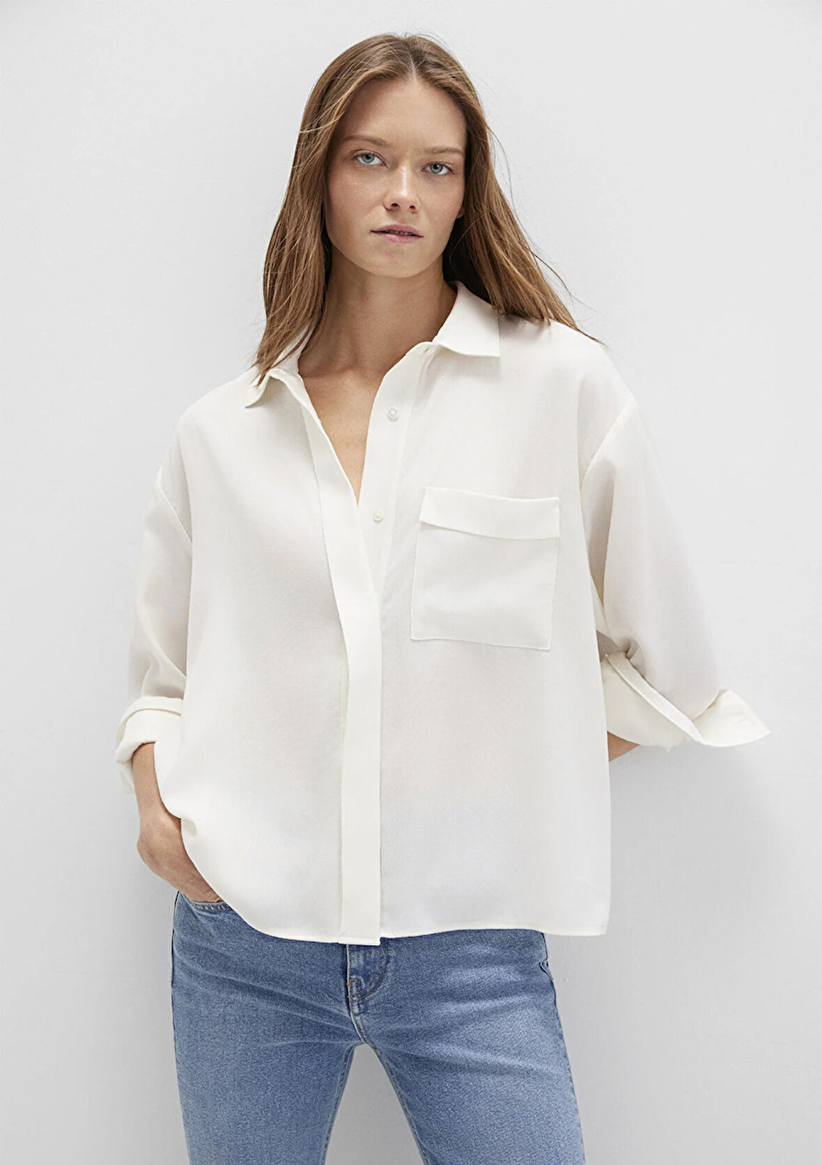 Ekru Gömlek 1211354-80194