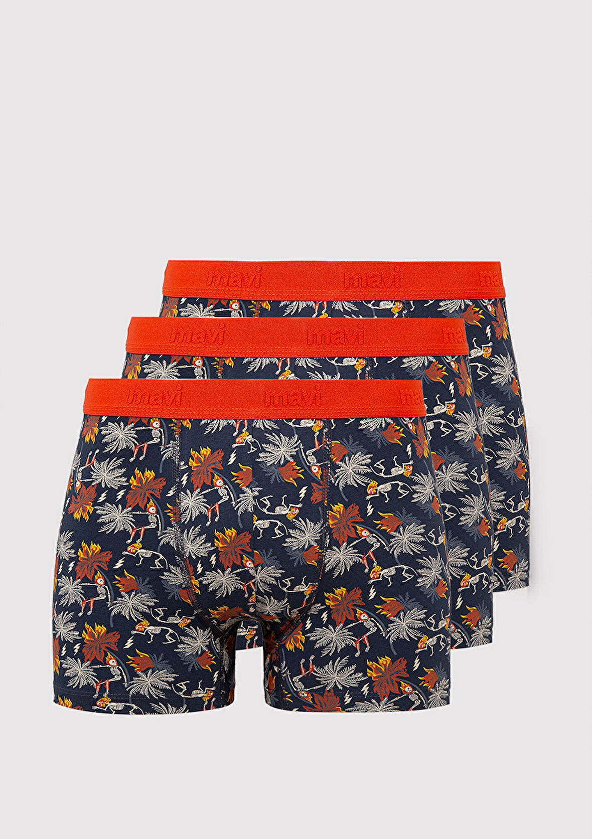 3lü Baskılı Siyah Boxer 0912241-85585