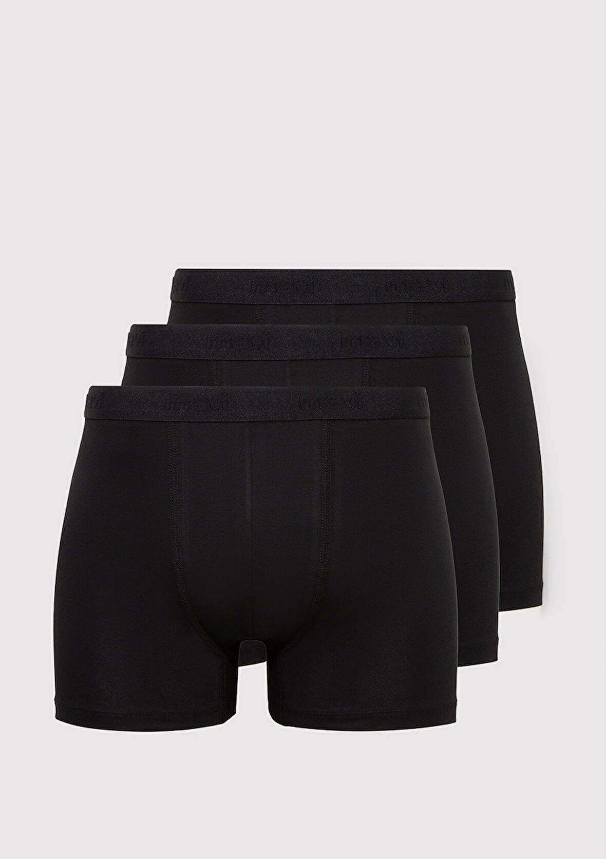 3lü Siyah Basic Boxer 0912235-900