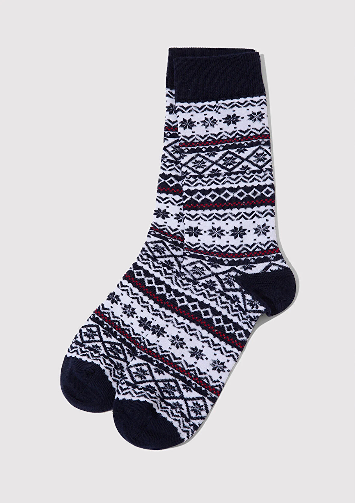 Yılbaşı Temalı Lacivert Soket Çorap 0912115-70490