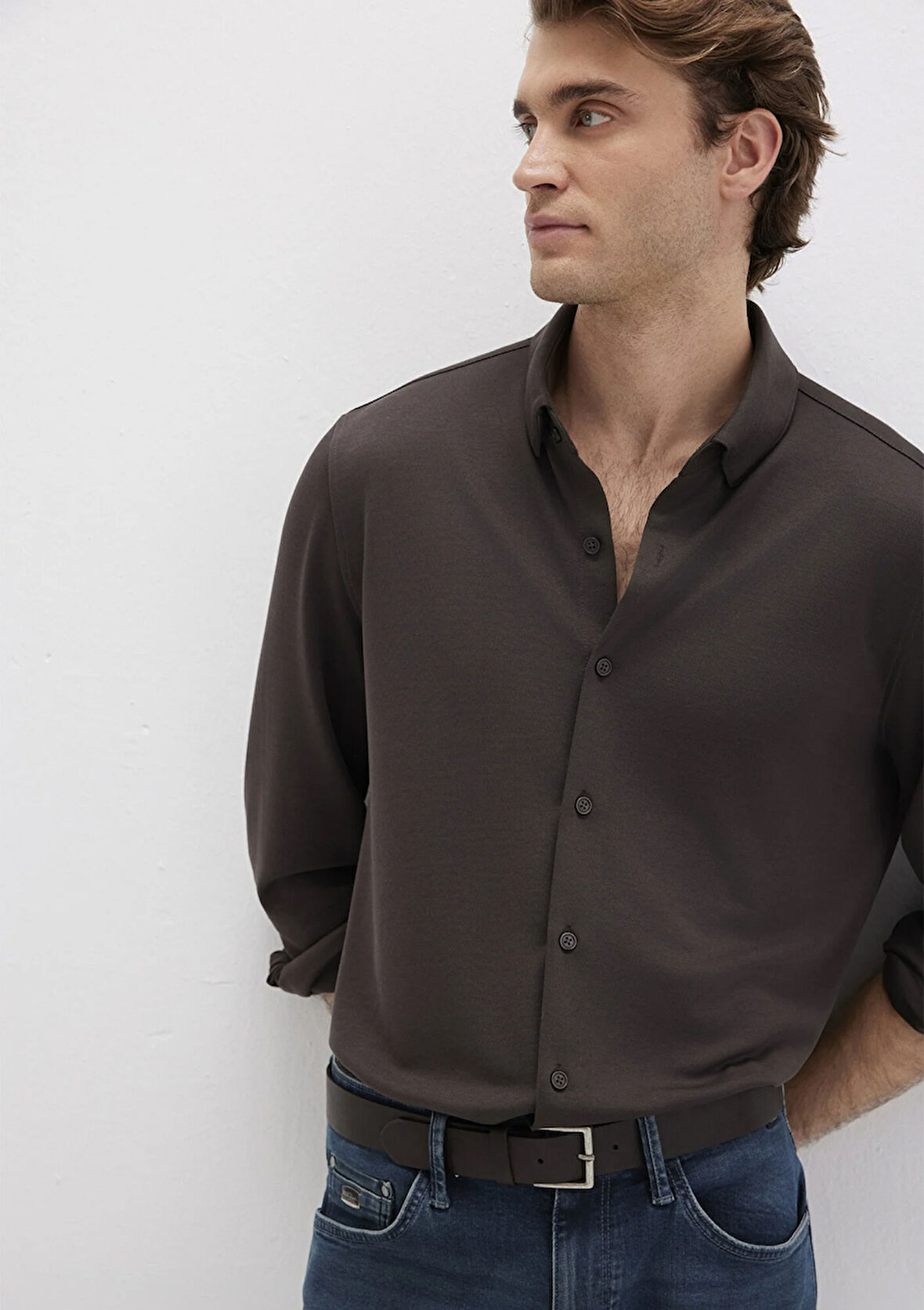 Mavi Black Kahverengi Gömlek 0211908-70219