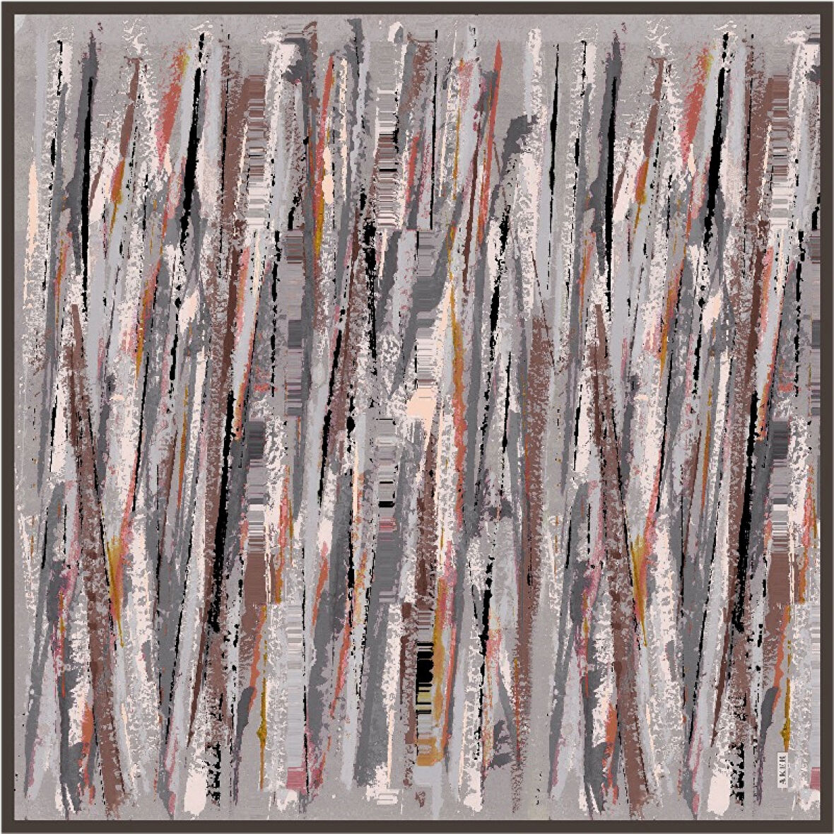 Sonbahar Kış Sezonu-İpek Krep Saten Eşarp - Sura - 9096701