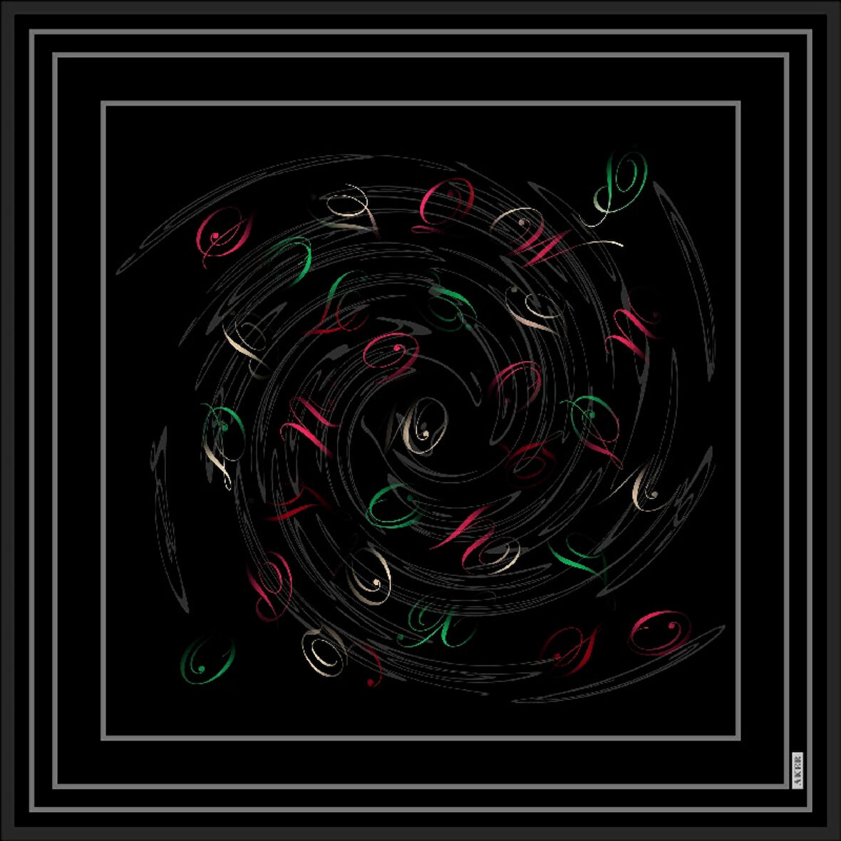 Sonbahar Kış Sezonu-İpek Krep Saten Eşarp - Sura - 9091701