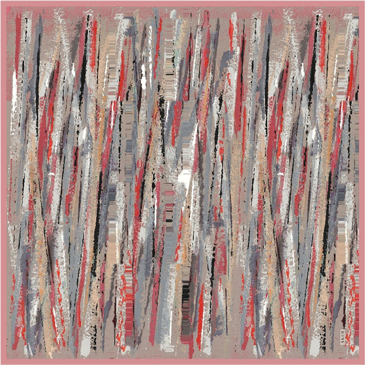 Sonbahar Kış Sezonu-İpek Krep Saten Eşarp - Sura - 9096701