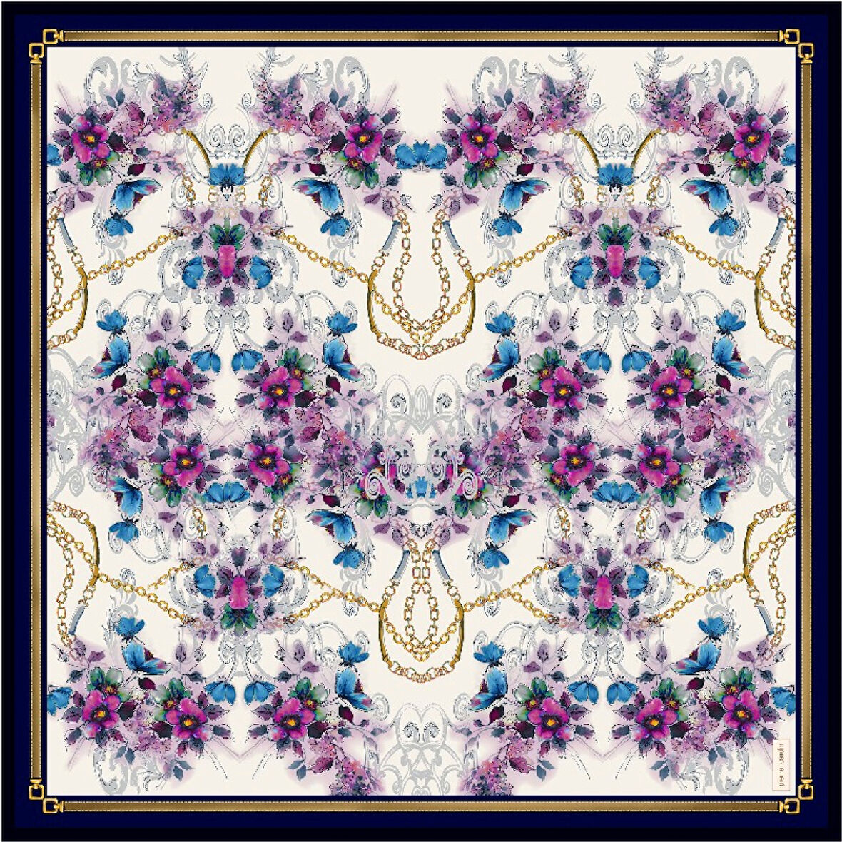 Sonbahar Kış Sezonu-İpek Krep Saten Eşarp - Sura - 9109230