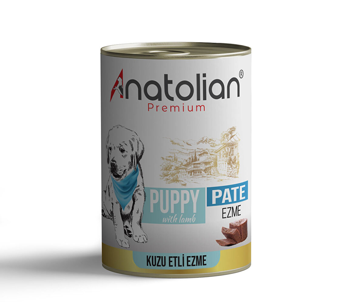 Anatolian Premium Puppy Lamb Pate Kuzulu Ezme yavru köpek konservesi 400 gr