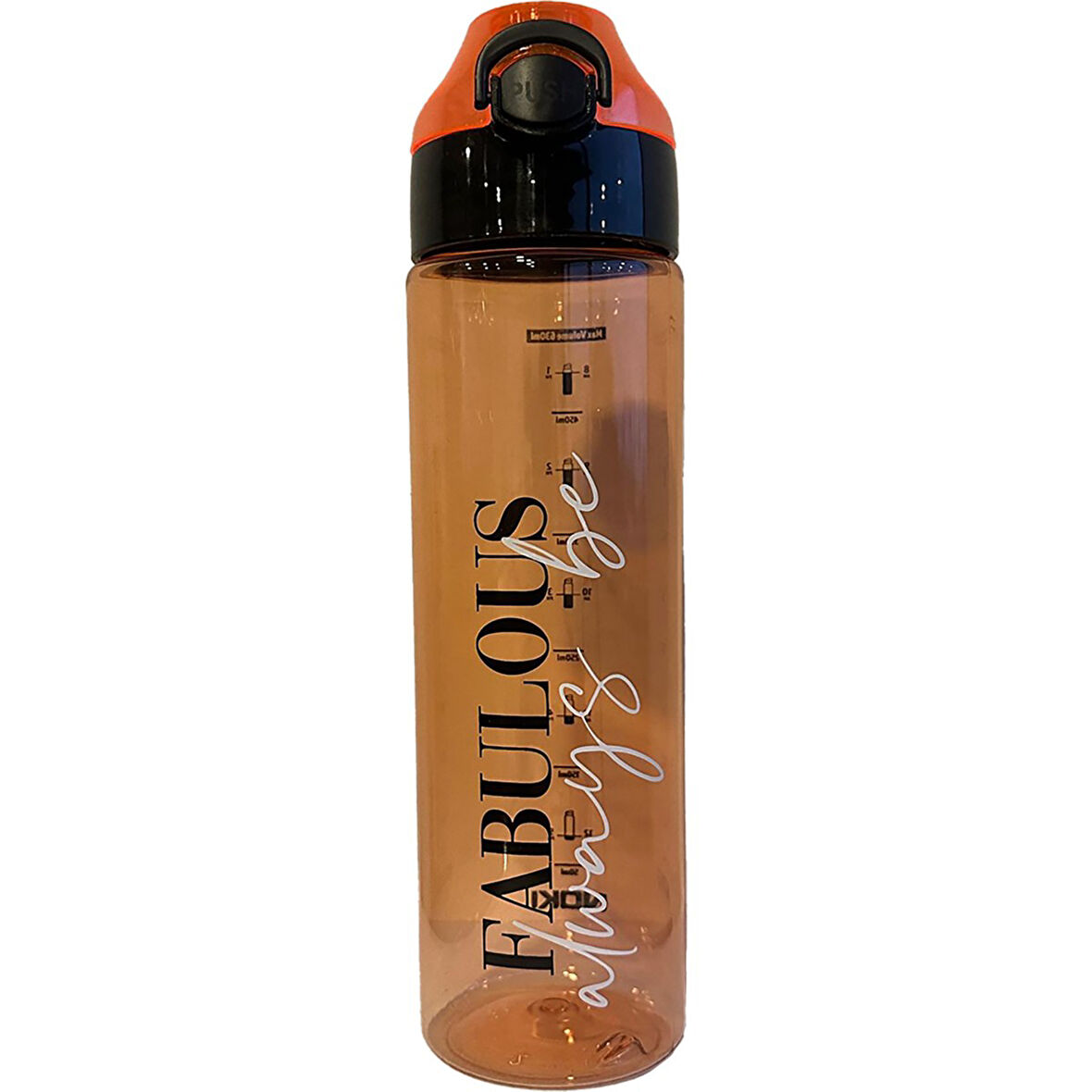 NOKİ SU MATARASI TRİTAN AUTO KAPAK 630 ML Turuncu