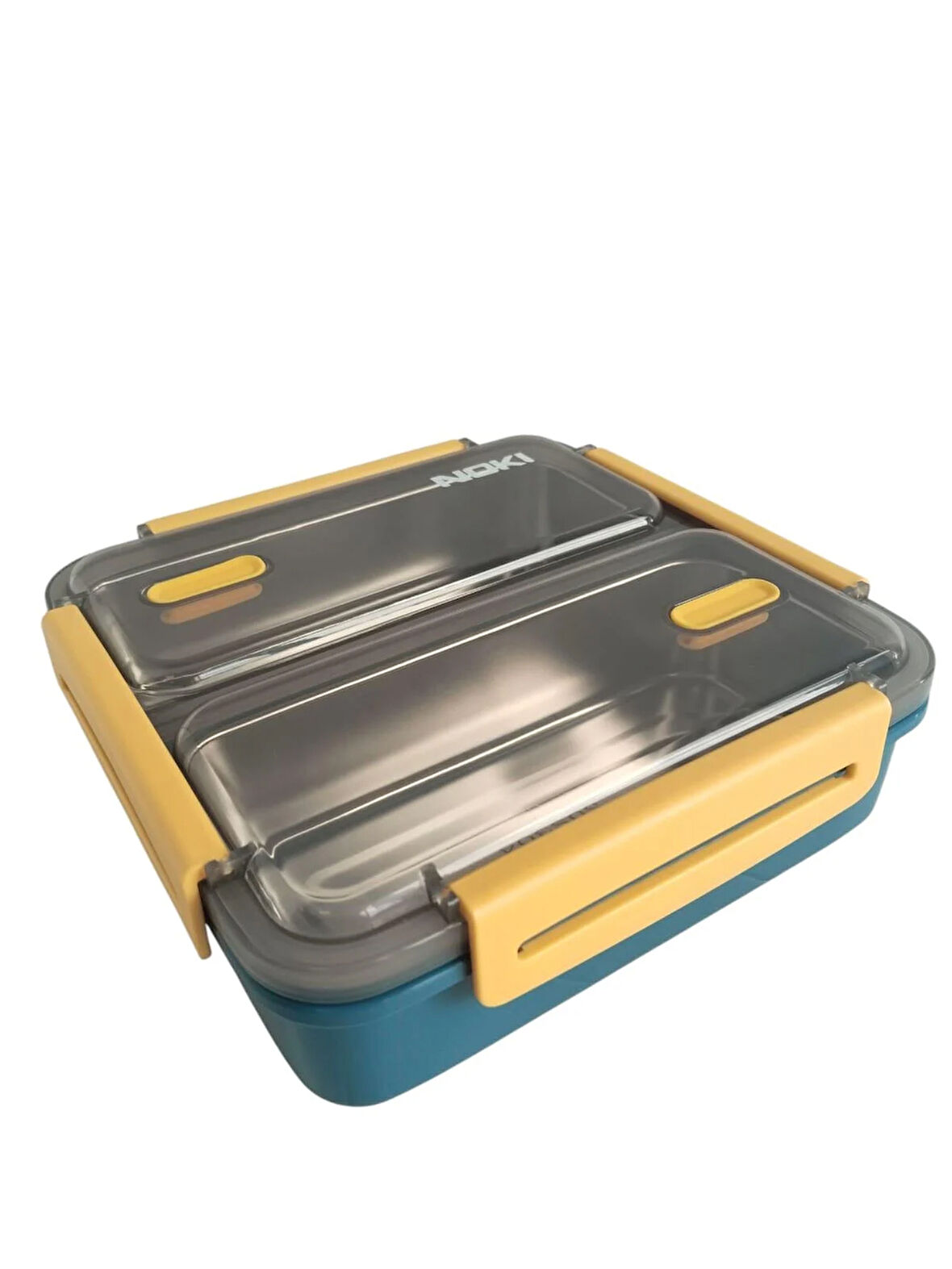 Noki Kids Paslanmaz Çelik Yemek Kabı 1100 ML Çift Bölmeli