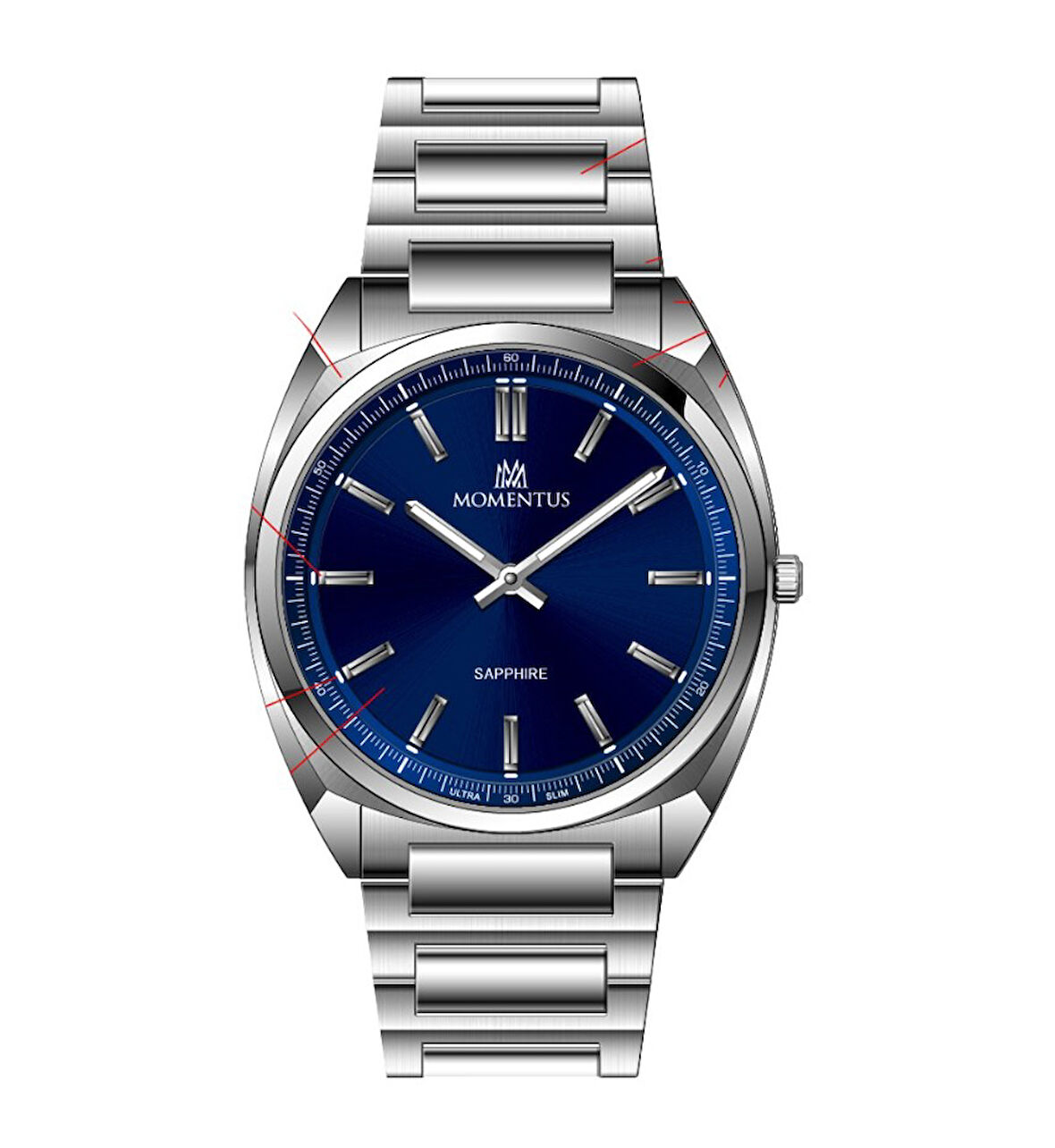 MOMENTUS EM340S-11SS Erkek Kol Saati