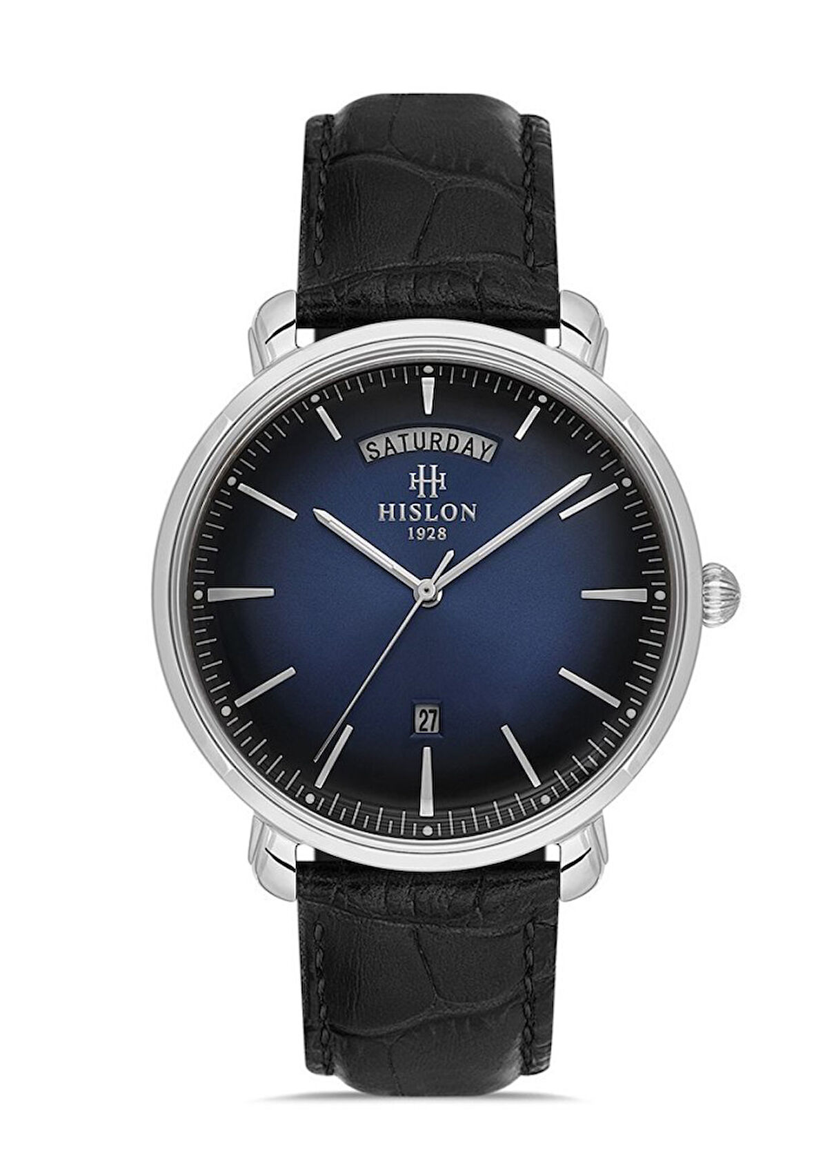 HISLON CL203S-11BS SİYAH DERİ KORDON ERKEK KOL SAATİ