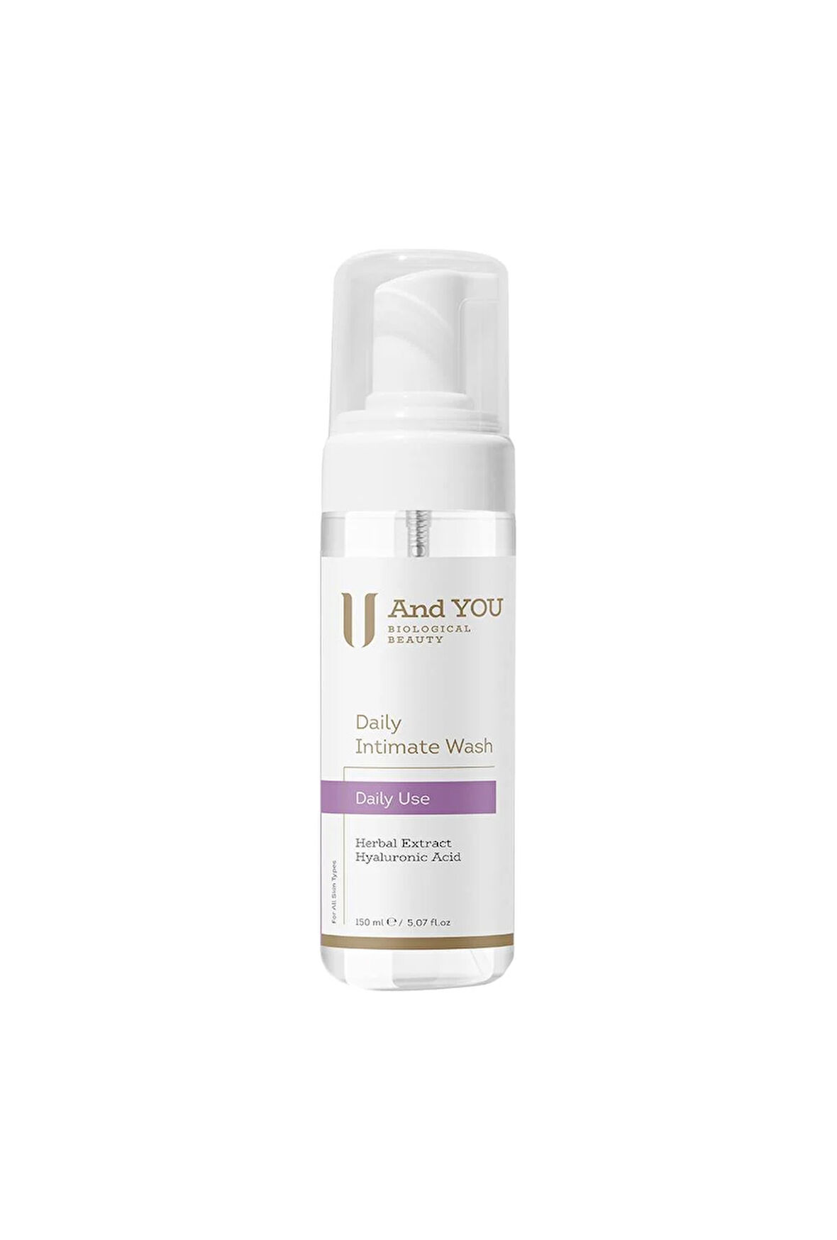 And You Daily Intimate Wash / Günlük İntim Temizleyici 150 ml