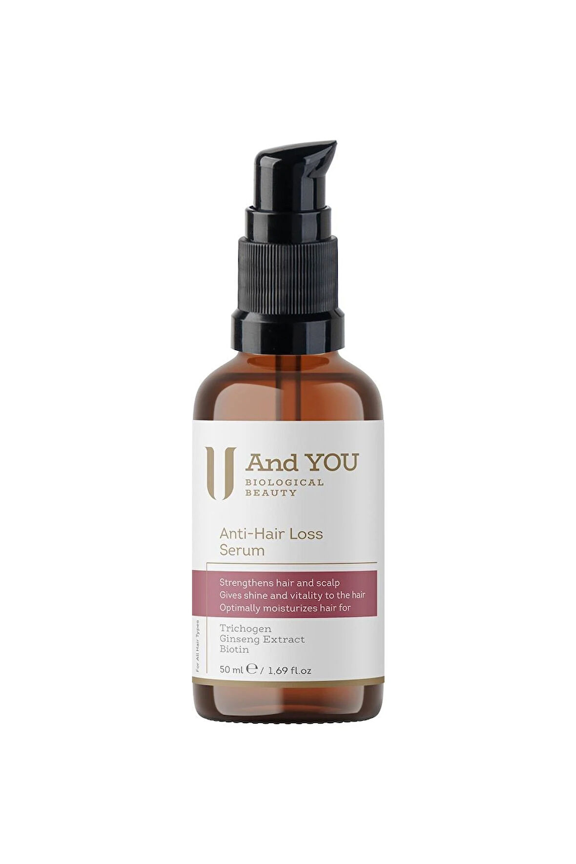 And You Anti Hair Loss Serum / Dökülme Karşıtı Saç Serumu 50 ml