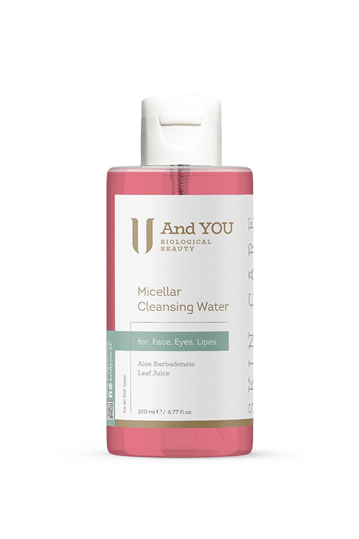 And You Micellar Cleansing Water / Micellar Temizleme Suyu 200 ml