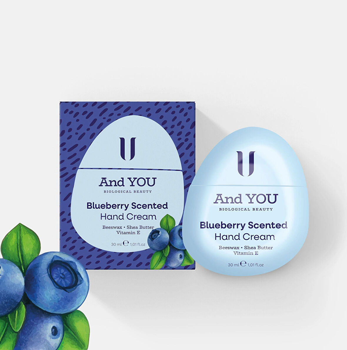 And You Blueberry Scented Hand Cream / Bluebery Kokulu El Kremi 30 ml