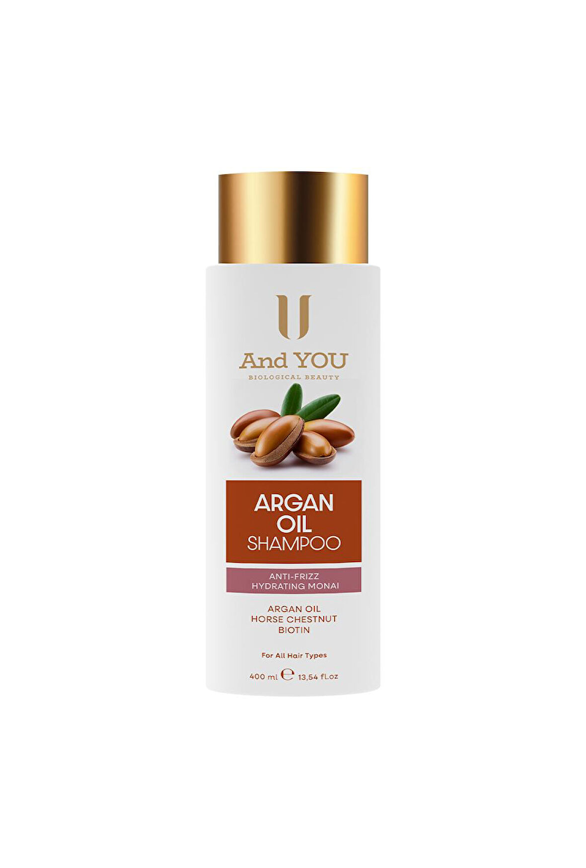 And You Argan Oİl Shampoo / Argan Yağlı Şampuan 400 ml