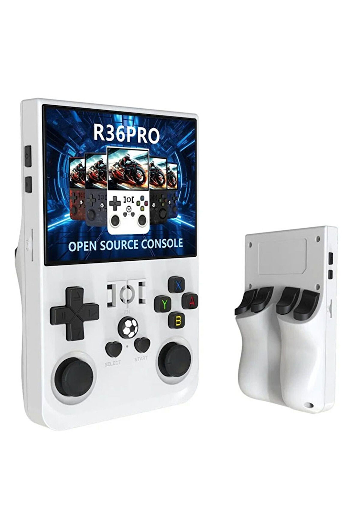 R36PRO Retro Video Oyun Konsolu Linux Sistemi 3.5 Inç IPS Ekran 64 GB Taşınabilir El Konsolu