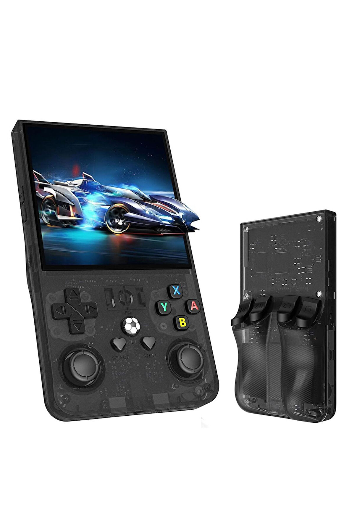 R36MAX Retro Video Oyun Konsolu Linux Sistemi 4.0 Inç IPS Ekran 64 GB Taşınabilir El Konsolu