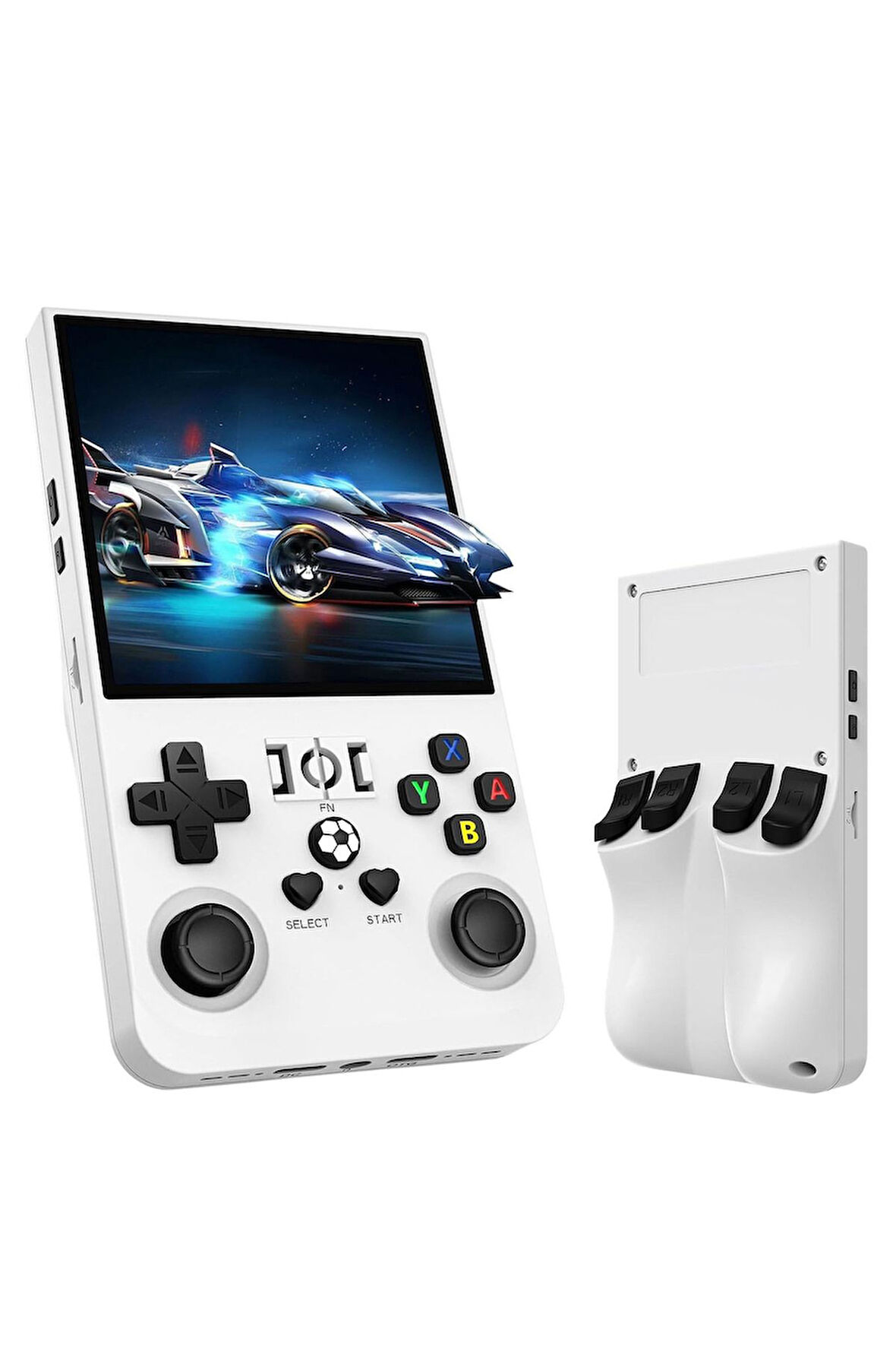 R36MAX Retro Video Oyun Konsolu Linux Sistemi 4.0 Inç IPS Ekran 64 GB Taşınabilir El Konsolu