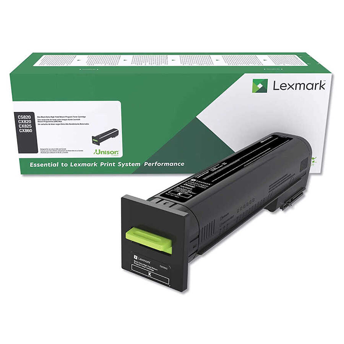 Lexmark CS820-72K50Y0 Sarı Orijinal Toner