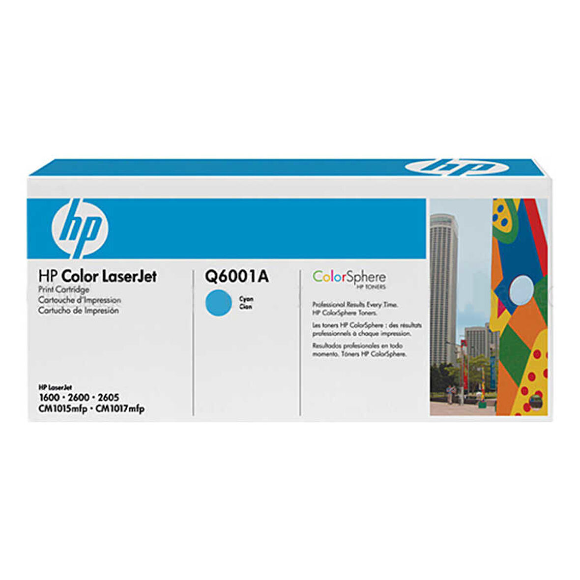 Hp 124A-Q6001A Mavi Orijinal Toner- Mavi Kutu