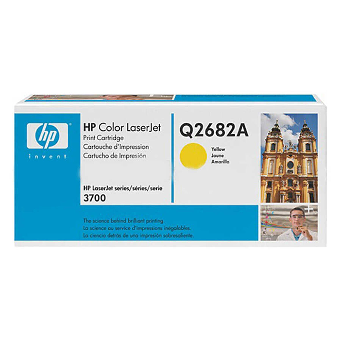 Hp 311A-Q2682A Sarı Orijinal Toner- Mavi Kutu