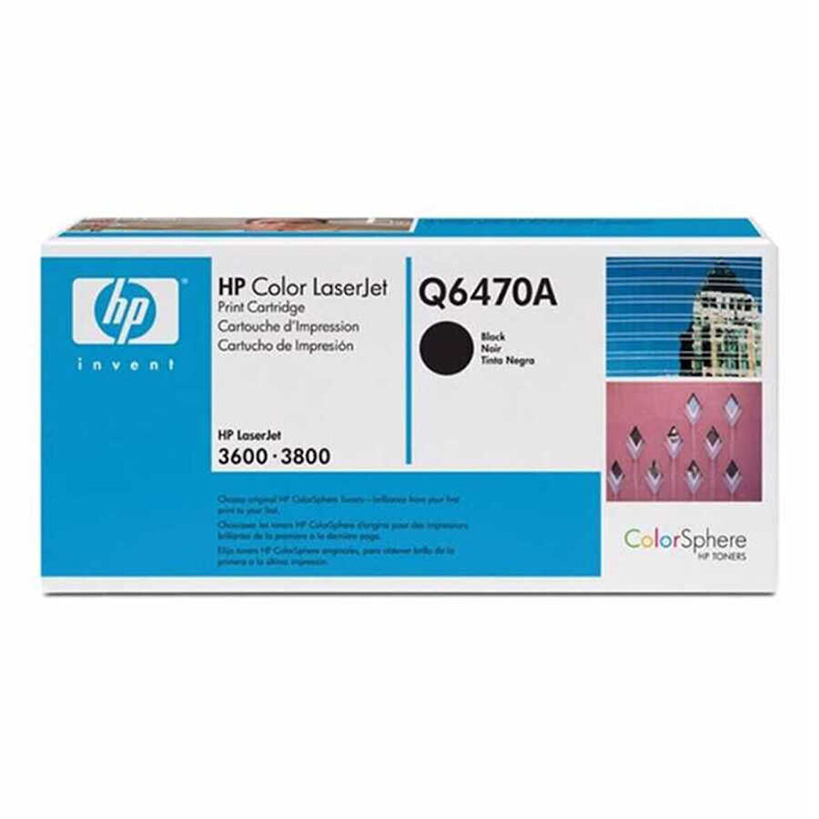 Hp 501A-Q6470A Siyah Orijinal Toner- Mavi Kutu