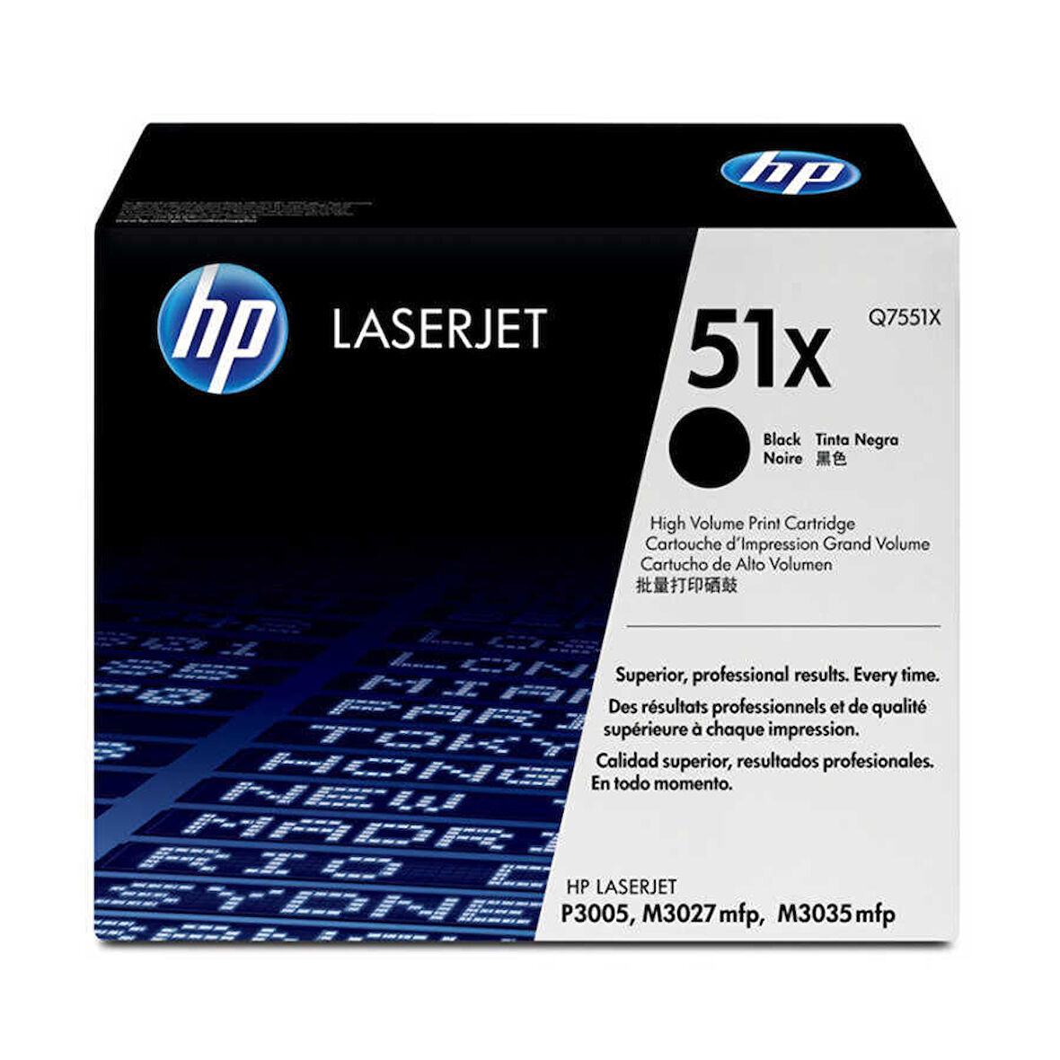 Hp 51X-Q7551X Siyah Orijinal Toner Yüksek Kapasiteli (C Grade)