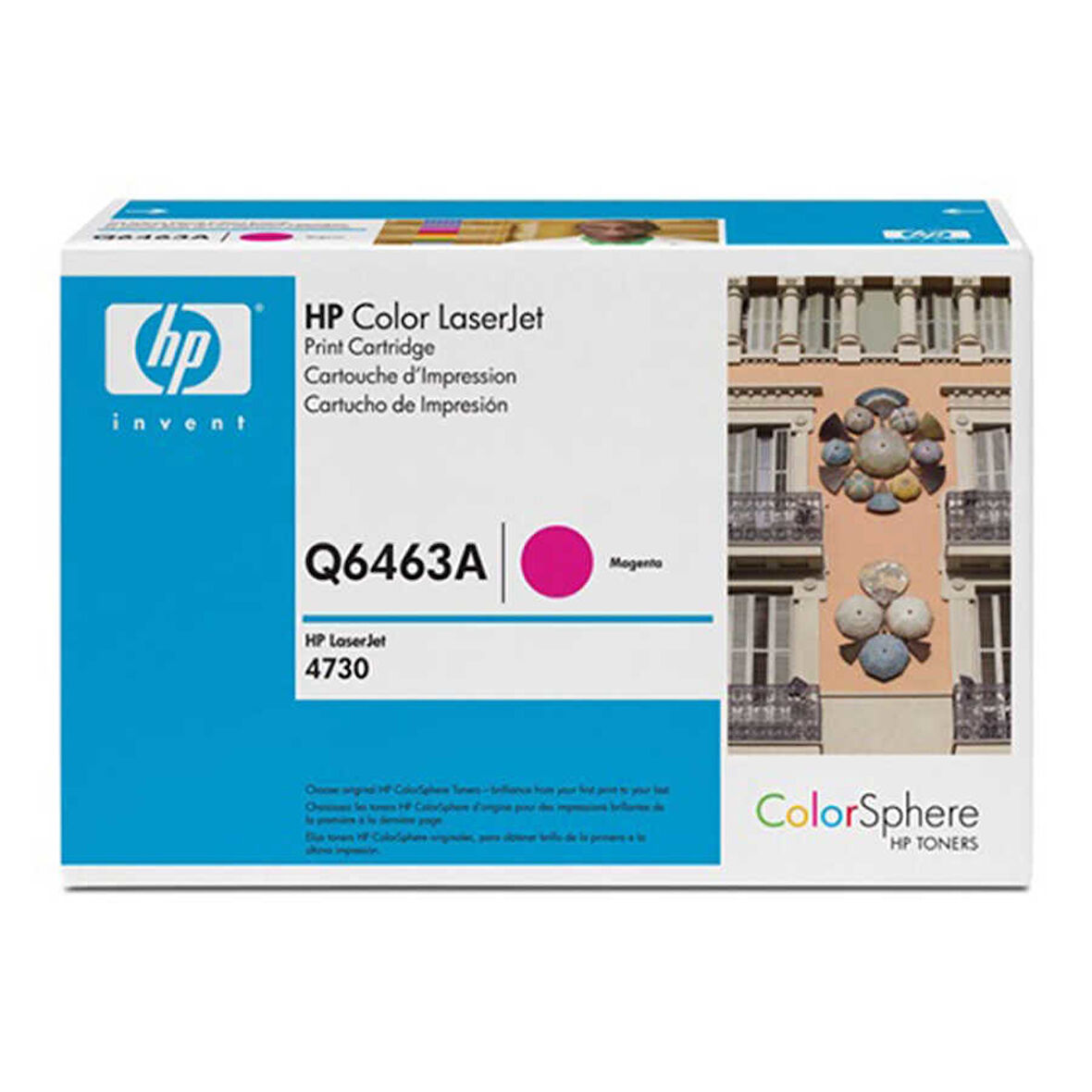 Hp 644A-Q6463A Kırmızı Orijinal Toner- Mavi Kutu