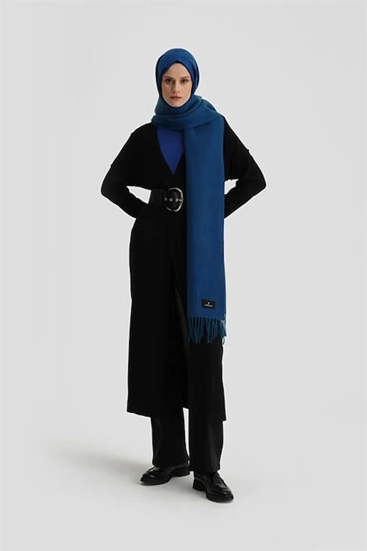 Armine Basic Uzun Hırka 24KD2003 Siyah