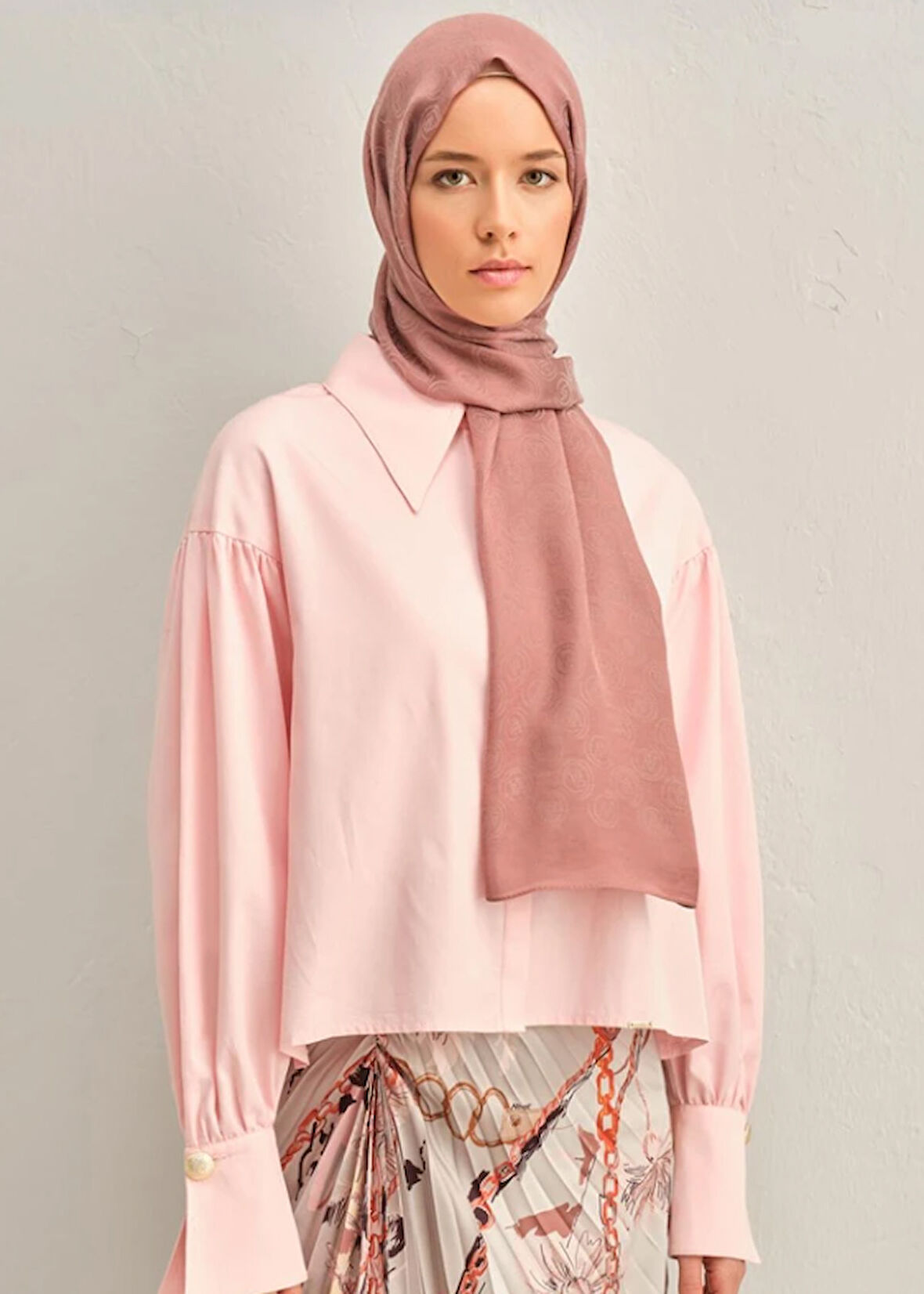 Armine Trend Lyon Şal 2-247310 Gül Kurusu
