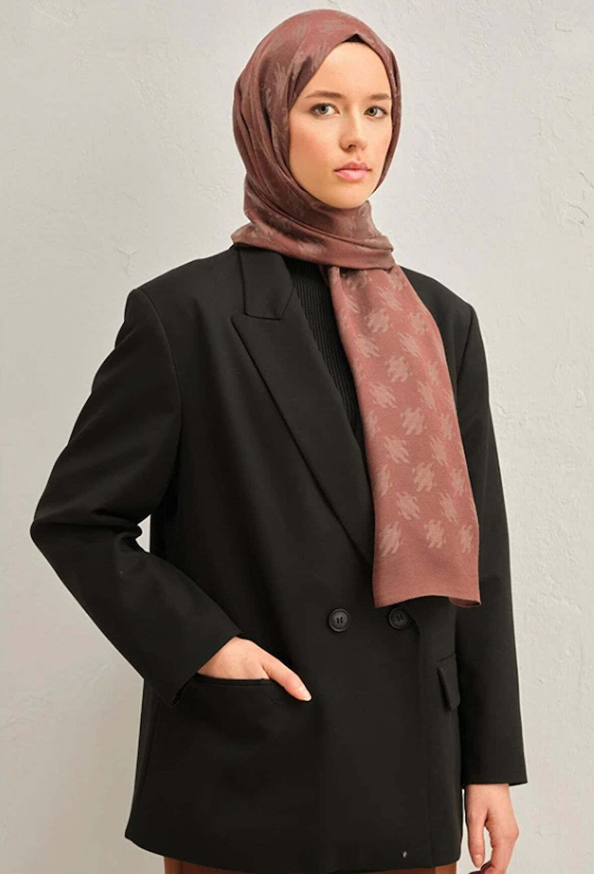 Armine Trend Lyon Şal 4-246708 Kahverengi 
