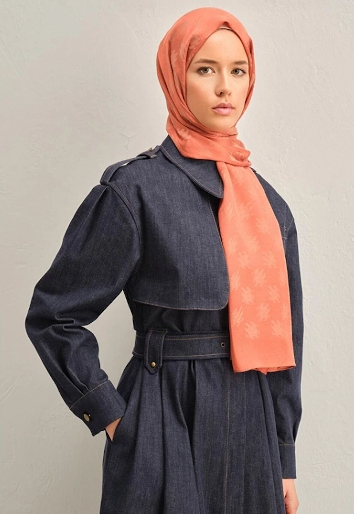 Armine Trend Lyon Şal 4-247316 Turuncu