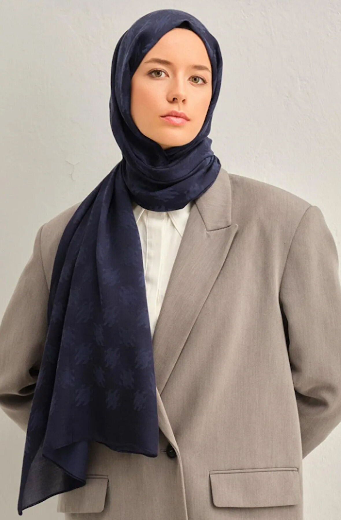 Armine Trend Lyon Şal 4-242235 Lacivert