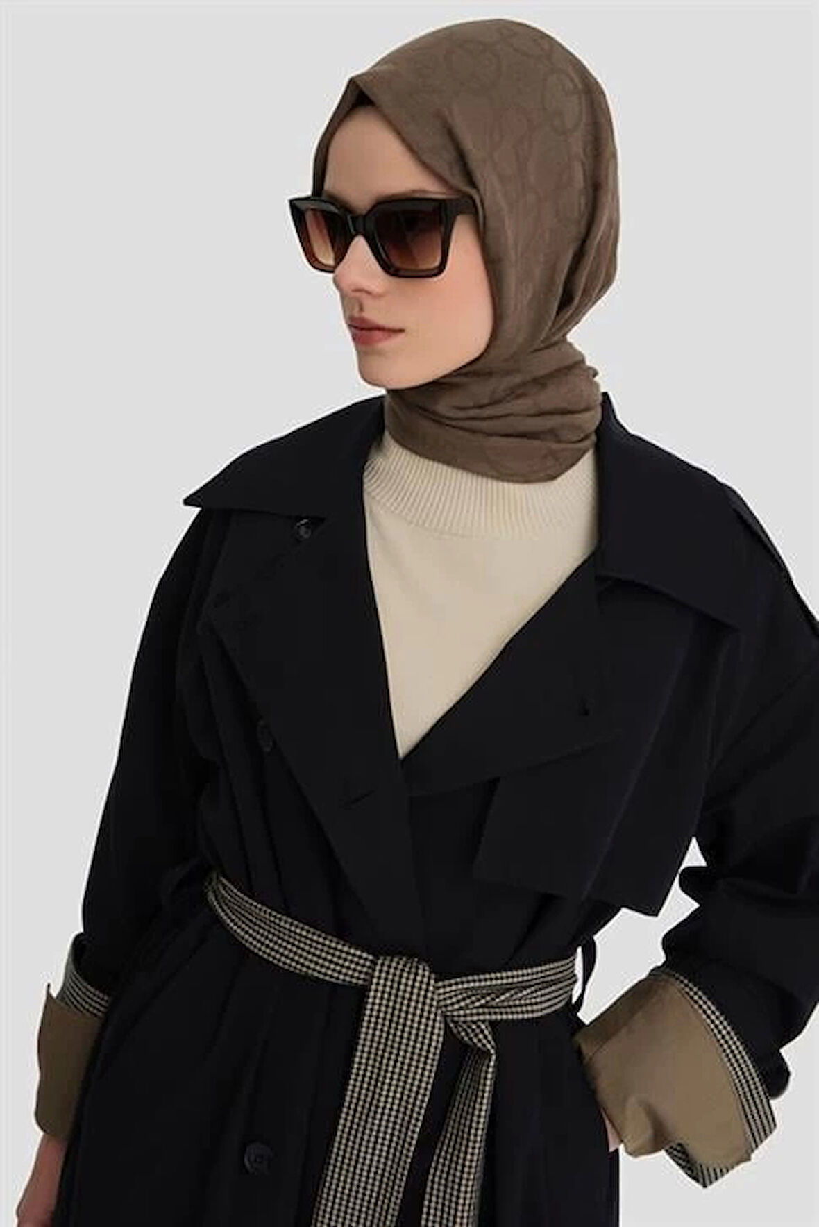 Armine Oversize Pardesü 24K8009 Lacivert