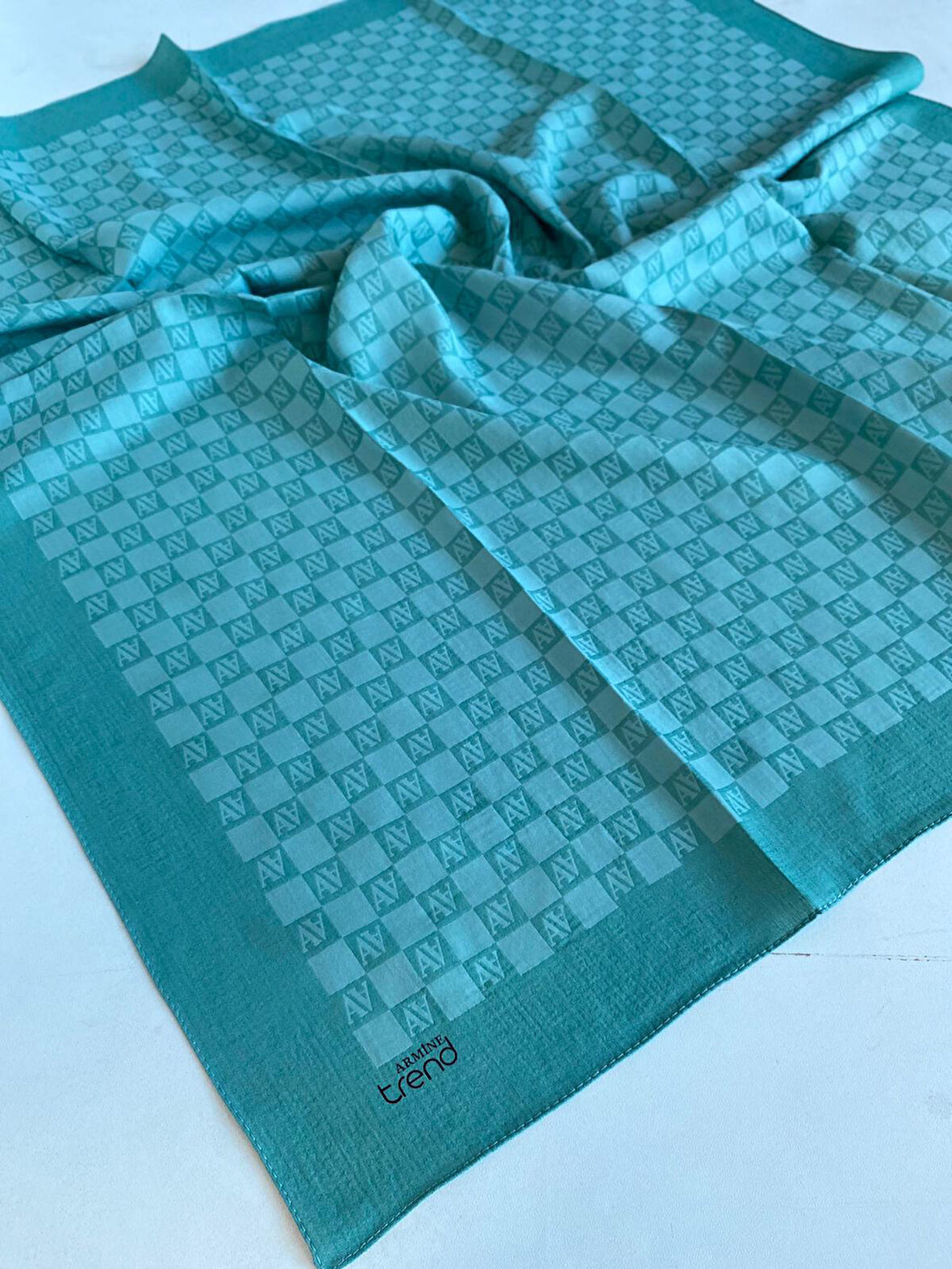 Armine Trend Ultralight Eşarp  23044 Su Yeşili