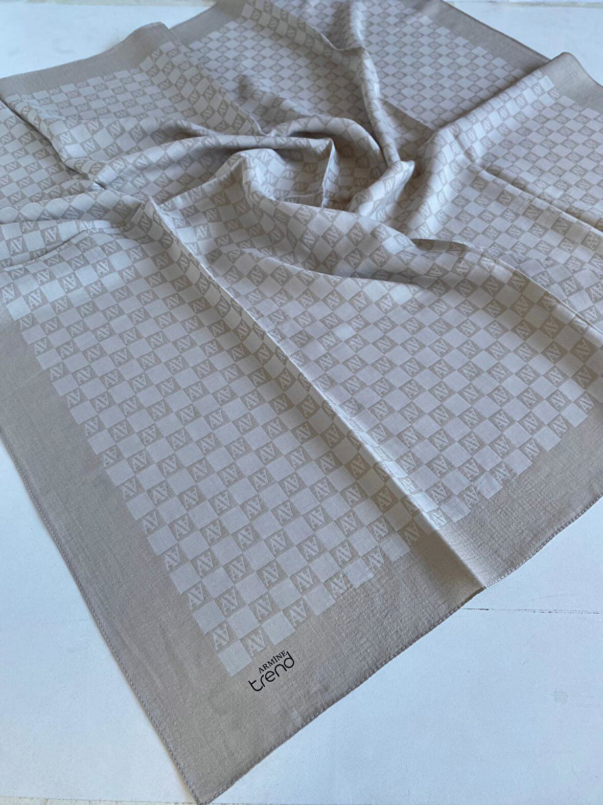 Armine Trend Ultralight Eşarp 24011 Vizon