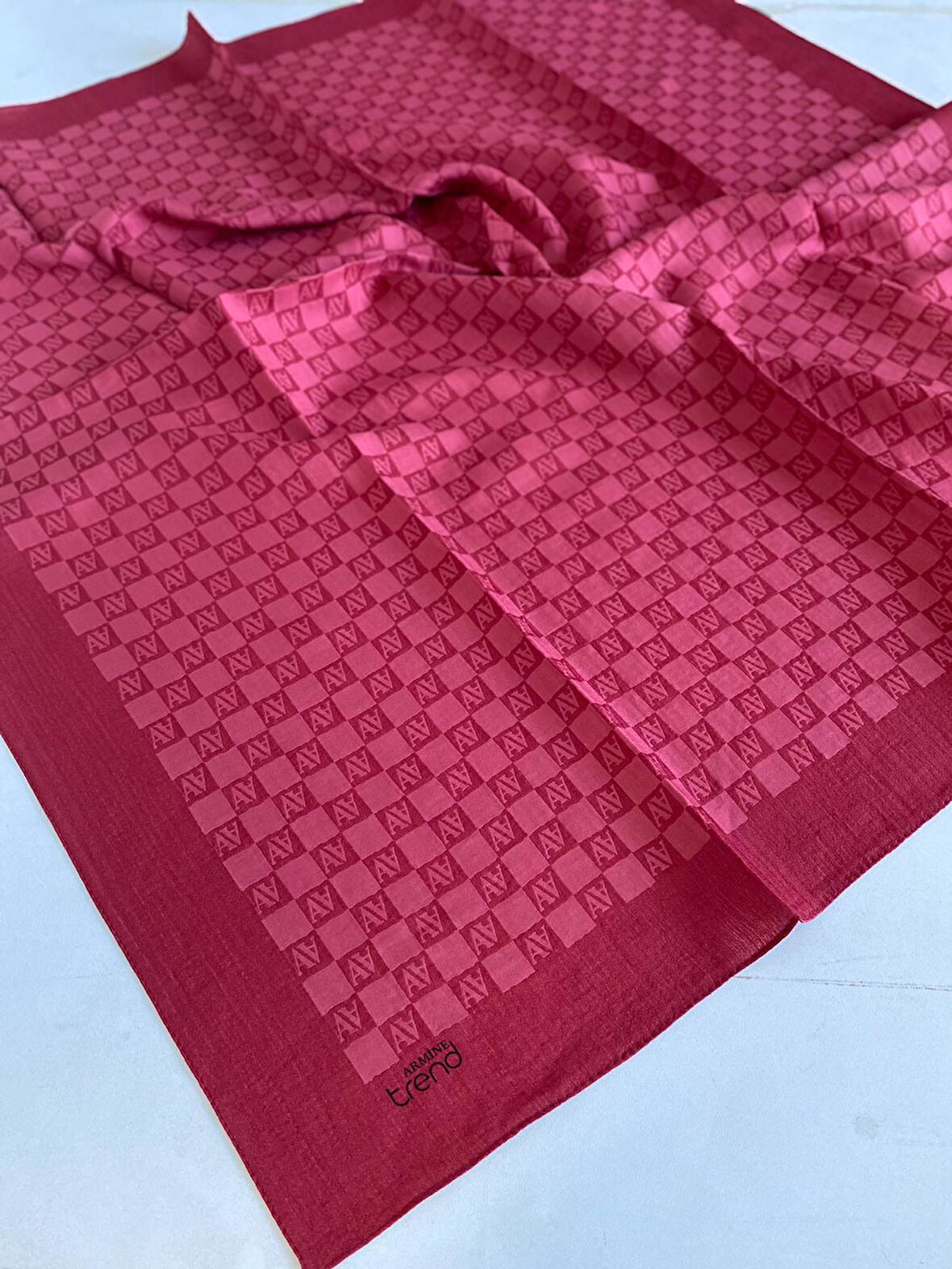 Armine Trend Ultralight Eşarp 24059 Kırmızı