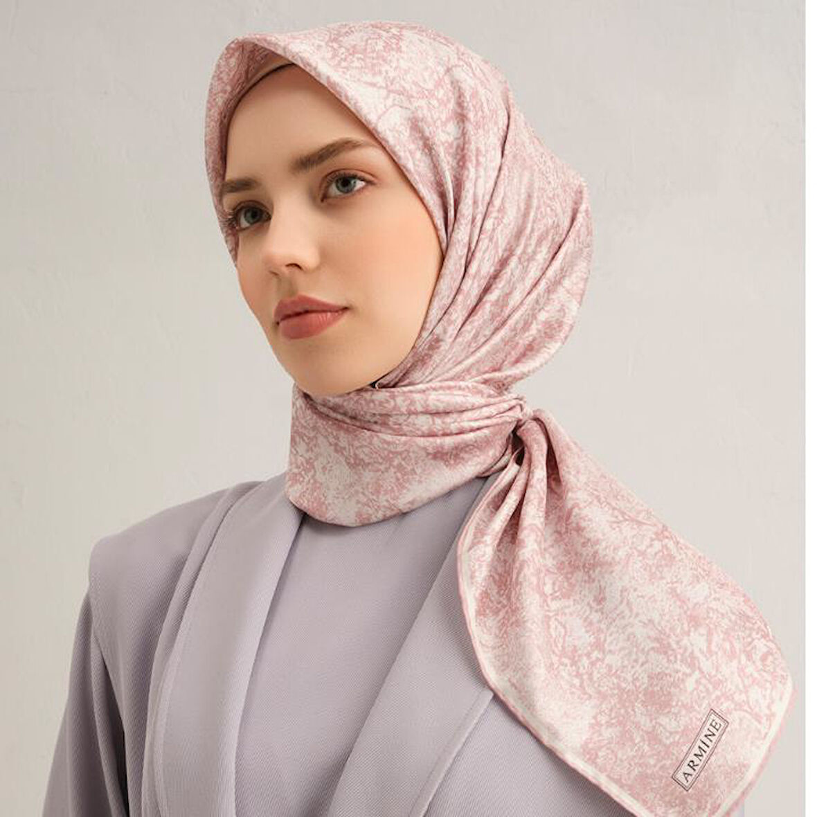 Armine E25YA9311D02 86 Dj Saf İpek Eşarp 9311D (T)