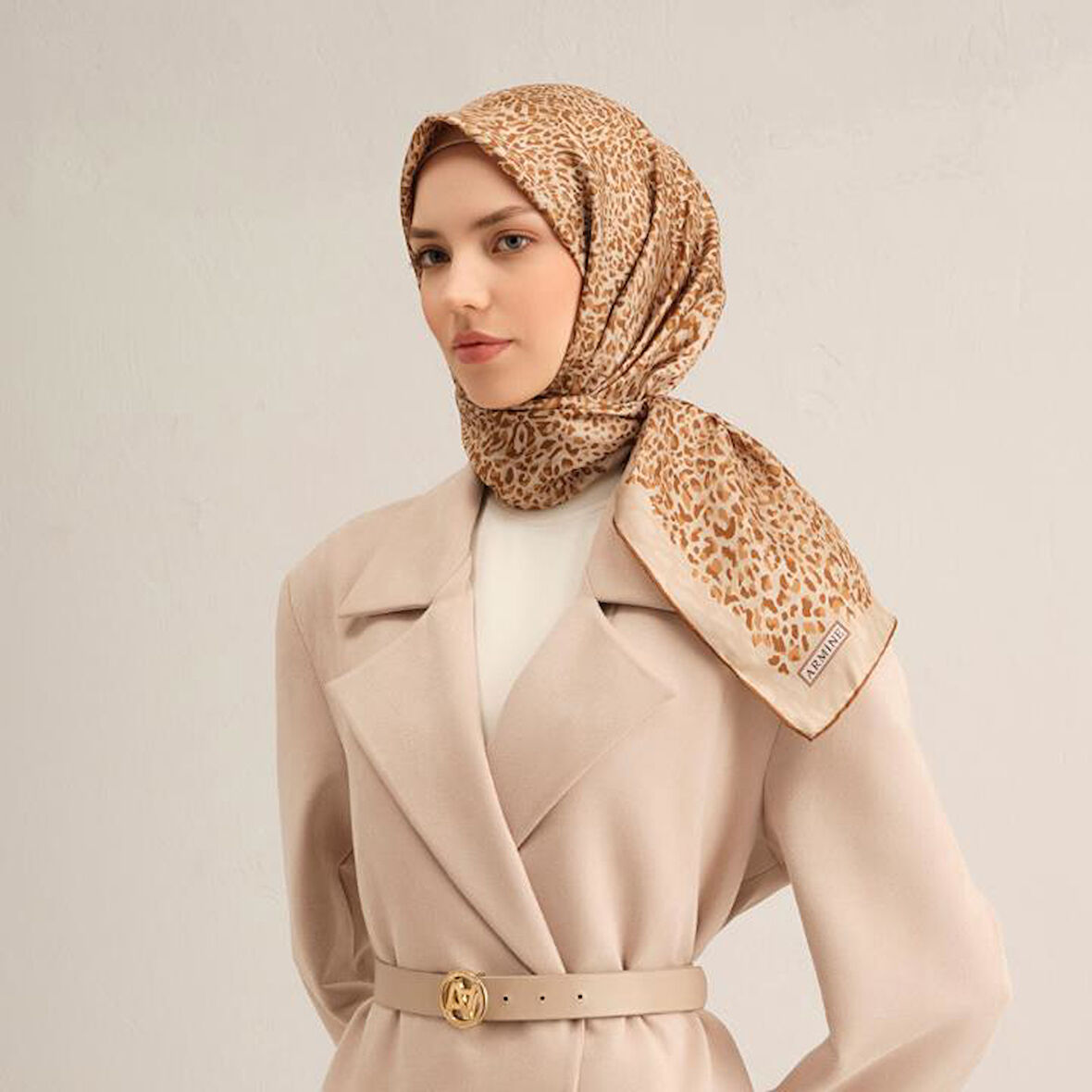 Armine E25YA9352D02 52 Dj Saf İpek Eşarp 9352D (T)