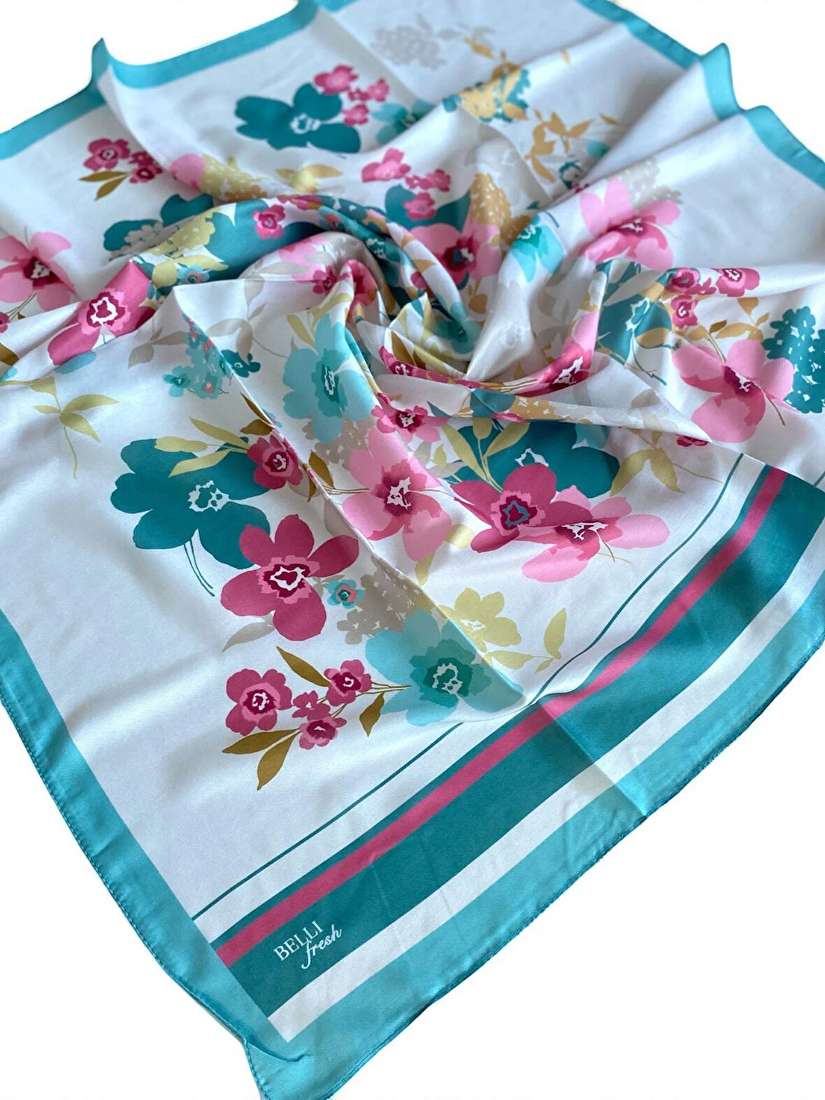 Belli Fresh Nova Eşarp 1011-19 Vizon Karışık Desen 49751