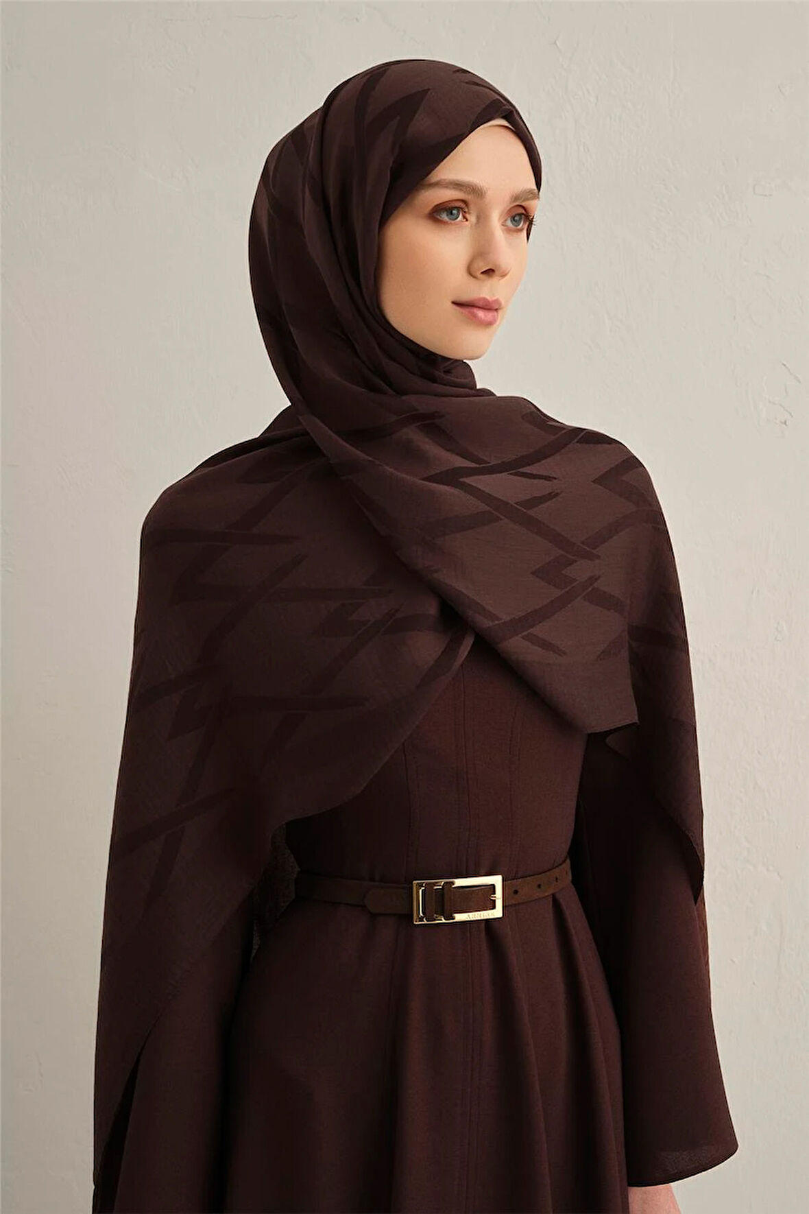 Lyocell Naia Zikzak Desen Şal 1