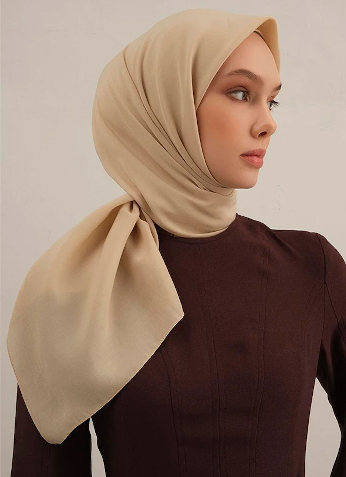 Armine B.Lyocell Eşarp 64 Krem 47376