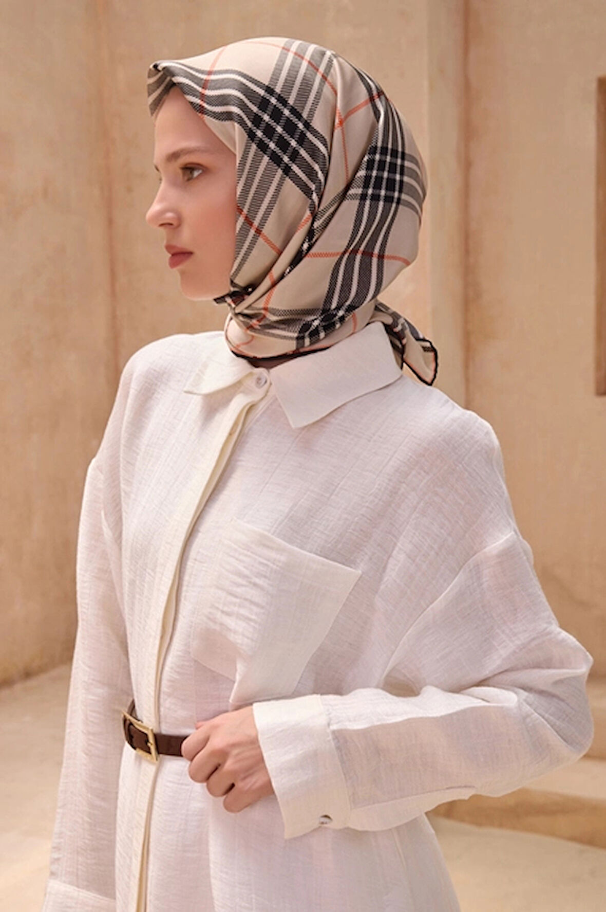 BELLİ TWİLL İPEK EŞARP 25YA4122-02