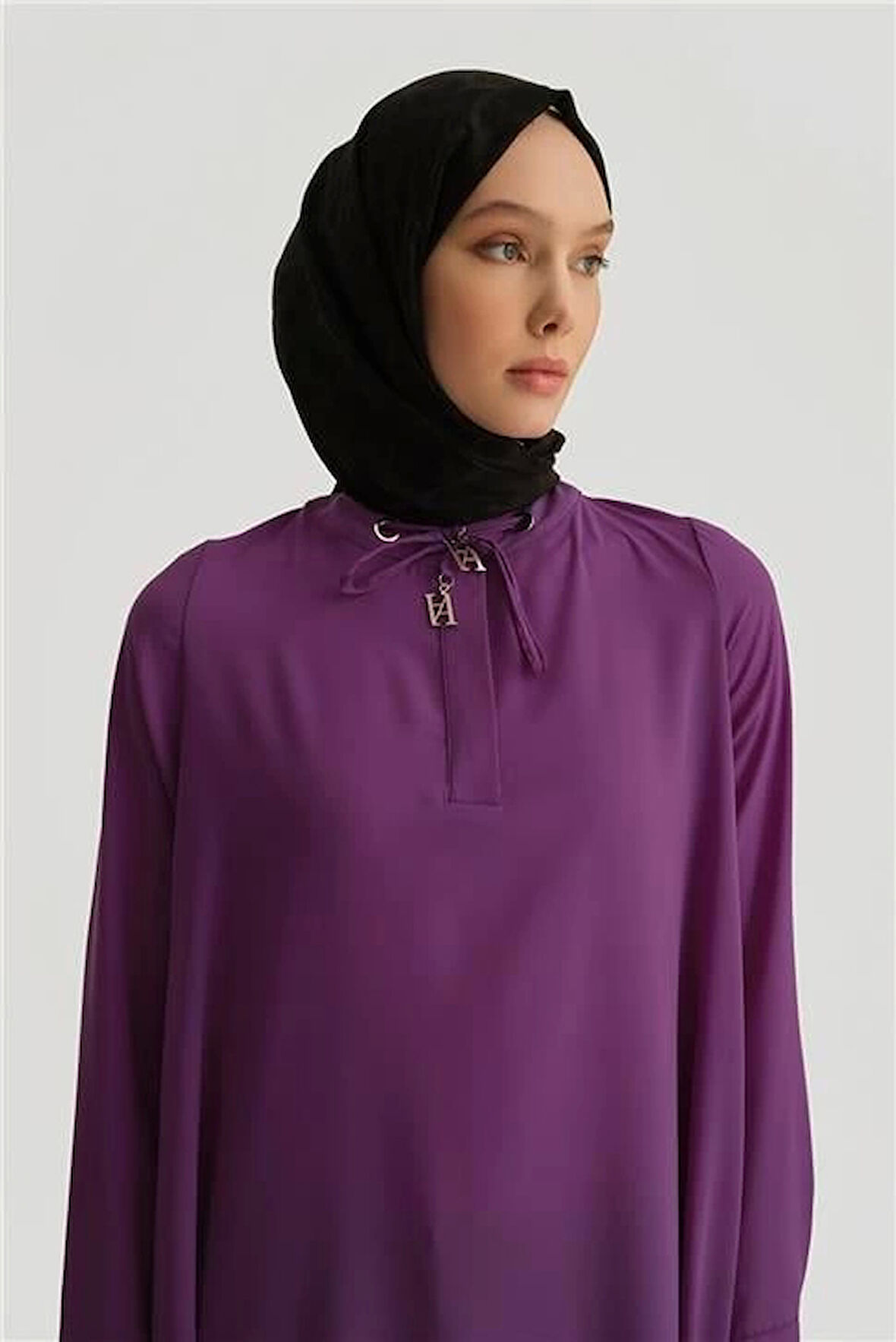 Armine Bağcık Detaylı Tunik 25YH4202 MOR