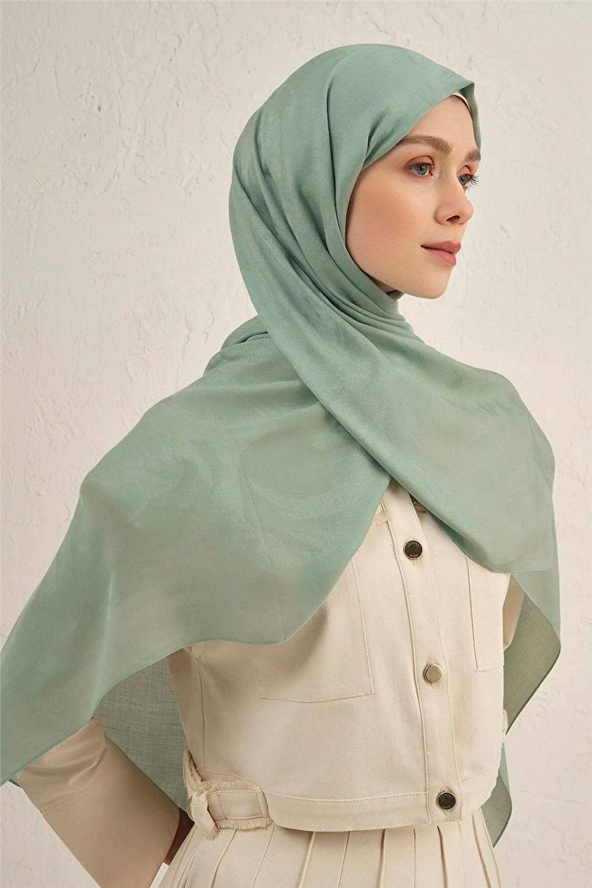 Lyocell Viscon Dalga Desen Şal 1