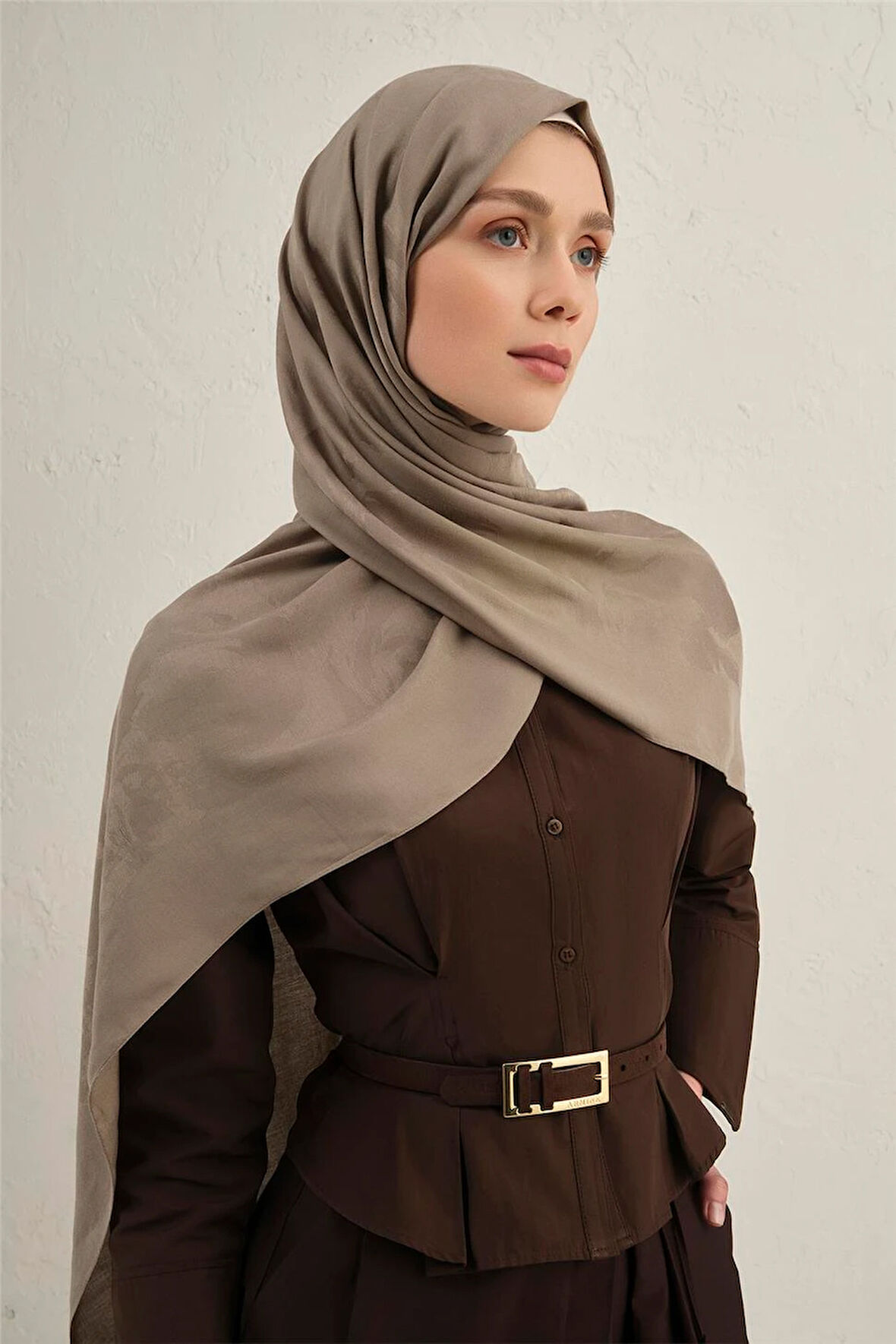 Lyocell Viscon Dalga Desen Şal 1