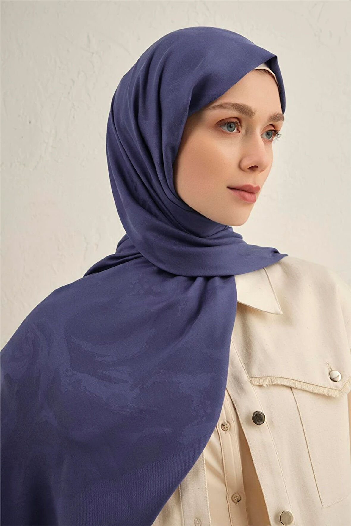 Lyocell Viscon Dalga Desen Şal 1