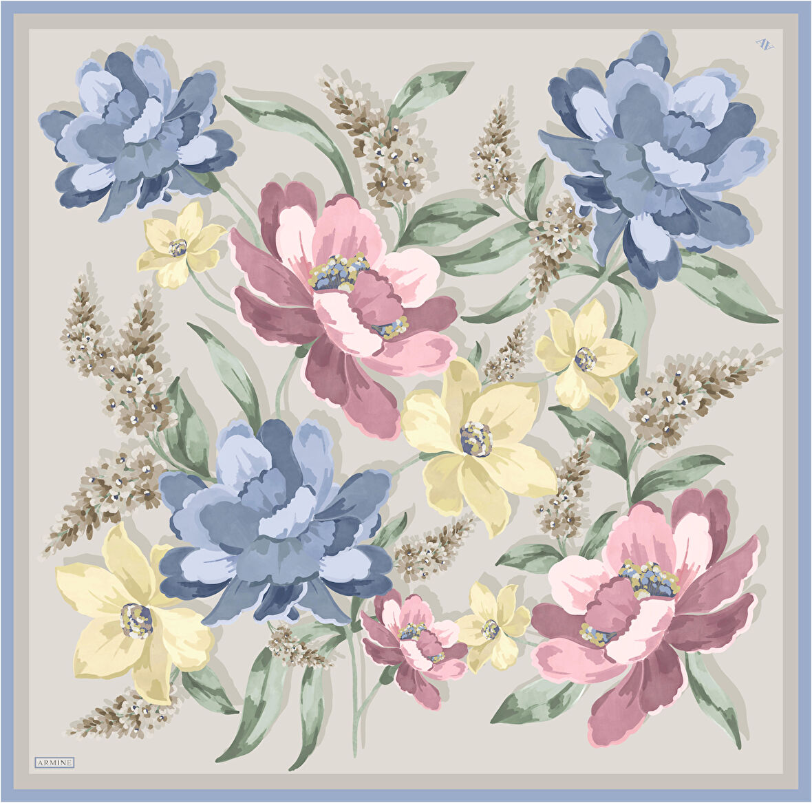 Armine E25Ka9414D01 85 Saf İpek Eşarp